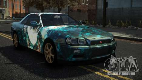 Nissan Skyline R34 Nazuxy S3 para GTA 4