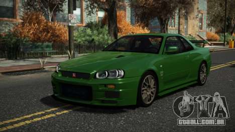 Nissan Skyline R34 Demuno para GTA 4