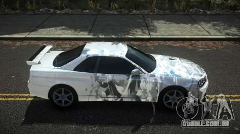 Nissan Skyline R34 Drujo S12 para GTA 4
