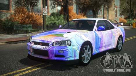 Nissan Skyline R34 Drujo S11 para GTA 4