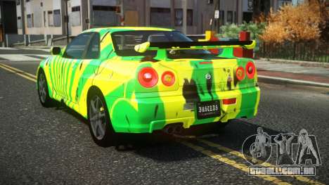 Nissan Skyline R34 Cusvar S13 para GTA 4