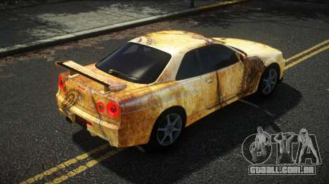 Nissan Skyline R34 Drujo S9 para GTA 4