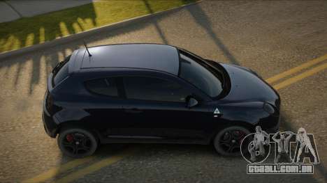 Alfa Romeo MiTo Ruhela para GTA San Andreas