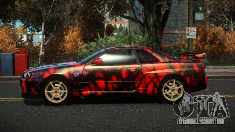 Nissan Skyline R34 Nazuxy S10 para GTA 4