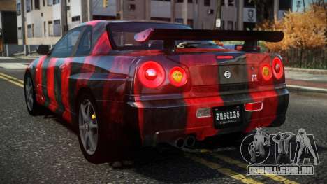 Nissan Skyline R34 Cusvar S12 para GTA 4