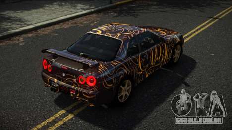 Nissan Skyline R34 Nazuxy S7 para GTA 4