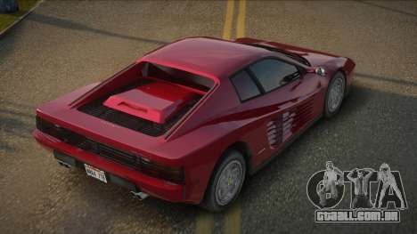 Ferrari 512 TR 85th para GTA San Andreas