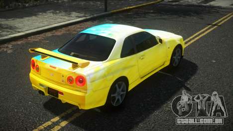 Nissan Skyline R34 Drujo S7 para GTA 4