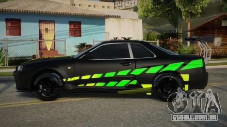 Nissan Skyline R34 GPJ para GTA San Andreas