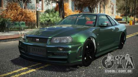 Nissan Skyline R34 Nortas para GTA 4