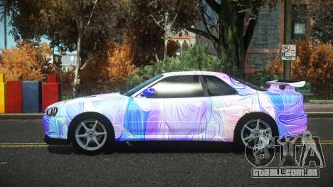 Nissan Skyline R34 Drujo S11 para GTA 4