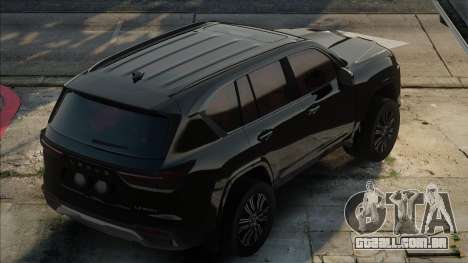 Lexus LX500D Black para GTA San Andreas