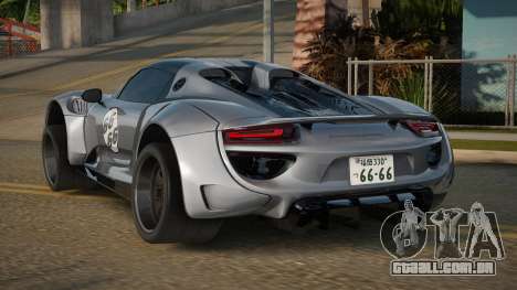 Porsche 918 Dusta para GTA San Andreas