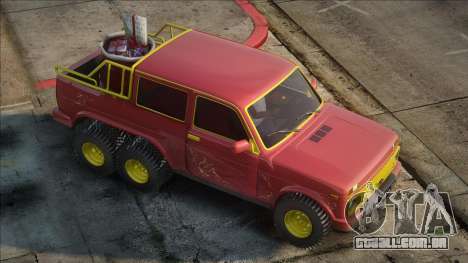 Lada Niva 6x6 New Year para GTA San Andreas