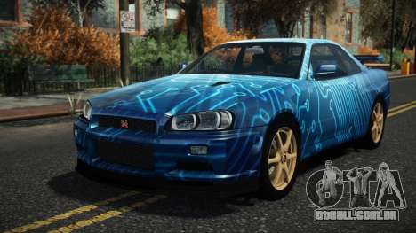 Nissan Skyline R34 Nazuxy S11 para GTA 4