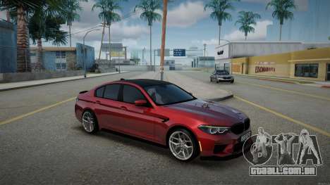 Placas Bmw M5 F90 RO para GTA San Andreas