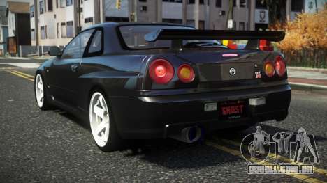 Nissan Skyline R34 Hdory para GTA 4