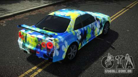 Nissan Skyline R34 Drujo S5 para GTA 4