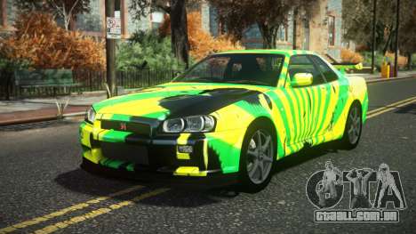 Nissan Skyline R34 Cusvar S13 para GTA 4
