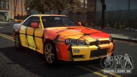 Nissan Skyline R34 Nazuxy S5 para GTA 4