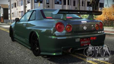 Nissan Skyline R34 Nortas para GTA 4