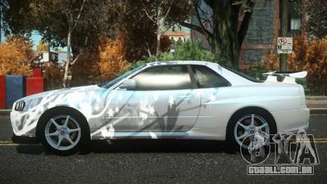Nissan Skyline R34 Drujo S12 para GTA 4