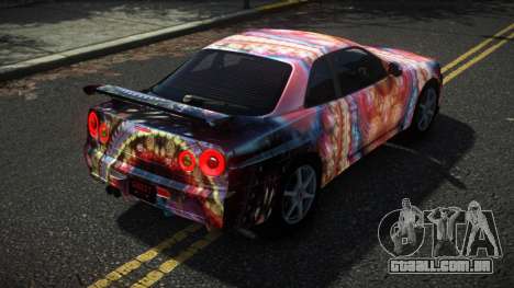 Nissan Skyline R34 Drujo S10 para GTA 4