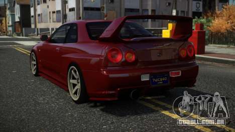 Nissan Skyline R34 Velbushe para GTA 4