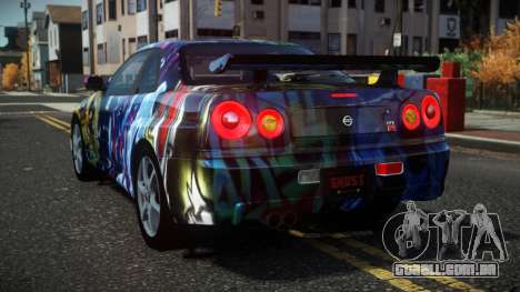 Nissan Skyline R34 Drujo S3 para GTA 4