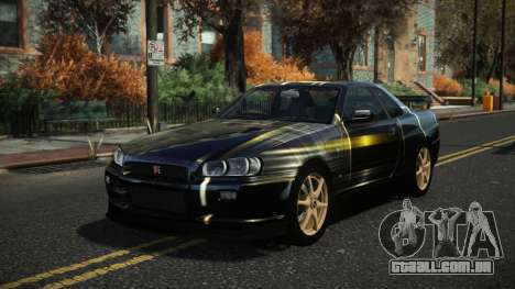 Nissan Skyline R34 Nazuxy S13 para GTA 4