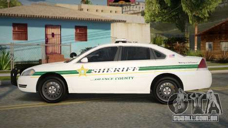 2012 Chevrolet Impala OCSO para GTA San Andreas