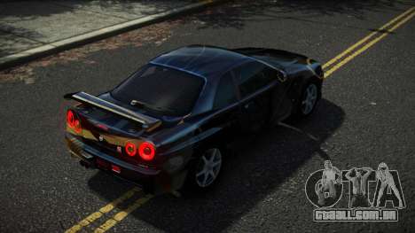 Nissan Skyline R34 Drujo S4 para GTA 4