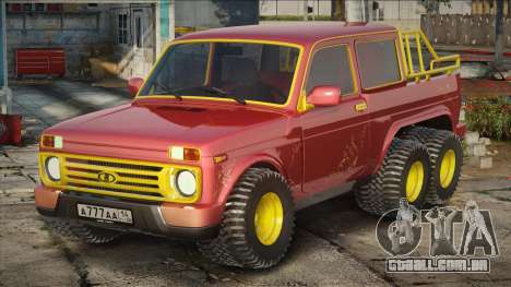 Lada Niva 6x6 New Year para GTA San Andreas