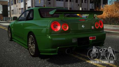 Nissan Skyline R34 Demuno para GTA 4