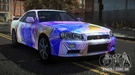 Nissan Skyline R34 Drujo S11 para GTA 4