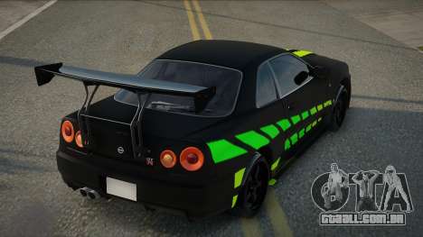 Nissan Skyline R34 GPJ para GTA San Andreas