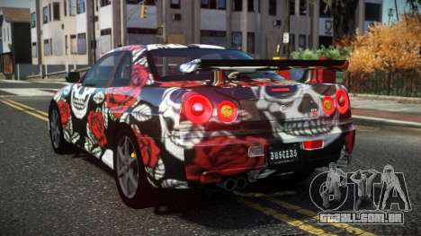 Nissan Skyline R34 Cusvar S2 para GTA 4