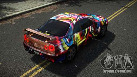 Nissan Skyline R34 Cusvar S10 para GTA 4