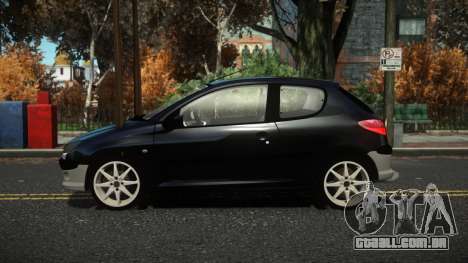 Peugeot 206 Zaserf para GTA 4