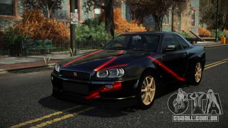 Nissan Skyline R34 Nazuxy S12 para GTA 4