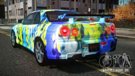 Nissan Skyline R34 Drujo S5 para GTA 4