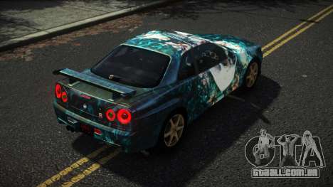 Nissan Skyline R34 Nazuxy S3 para GTA 4