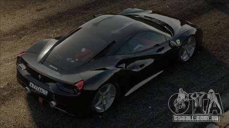 Ferrari 488 GTB Black para GTA San Andreas