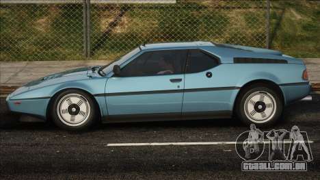 Bmw M1 Stock para GTA San Andreas