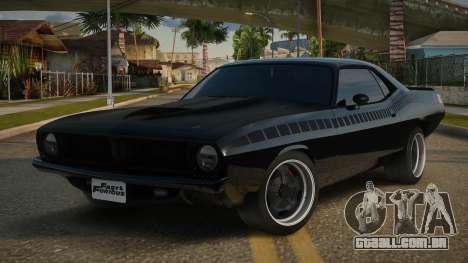 Plymouth Cuda J-Blax para GTA San Andreas