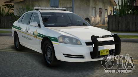 2012 Chevrolet Impala OCSO para GTA San Andreas