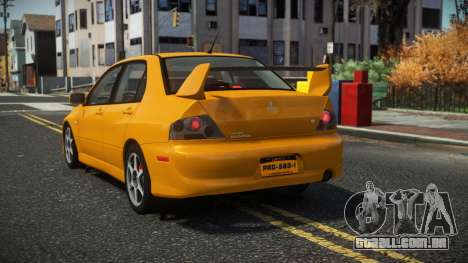 Mitsubishi Lancer Evo VIII G-Sport para GTA 4
