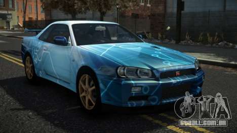 Nissan Skyline R34 Nazuxy S11 para GTA 4