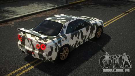 Nissan Skyline R34 Nazuxy S14 para GTA 4