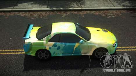 Nissan Skyline R34 Drujo S14 para GTA 4